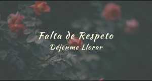 Falta De Respeto Vidjo Mużikali