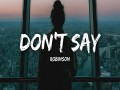 Don't Say