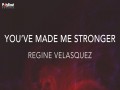 You've Made Me Stronger