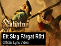 Ett Slag Färgat Rött